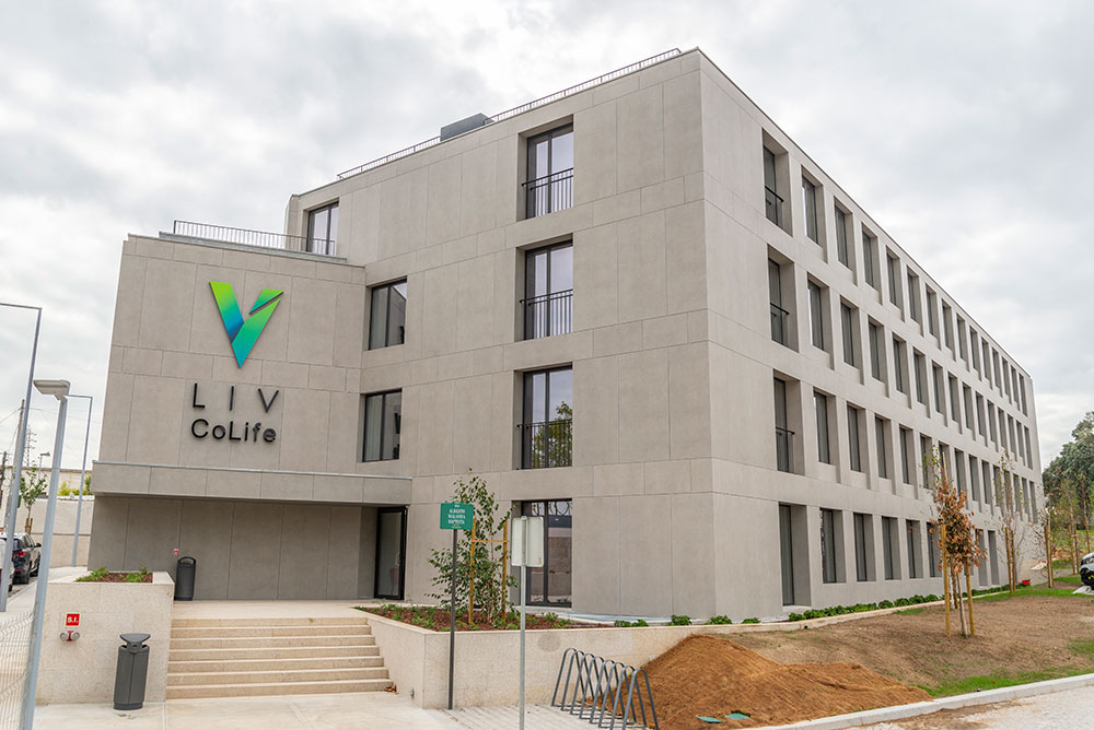 Exteriores del edificio LIV CoLife